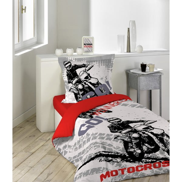 Povlečení Motocross, 140x200 cm