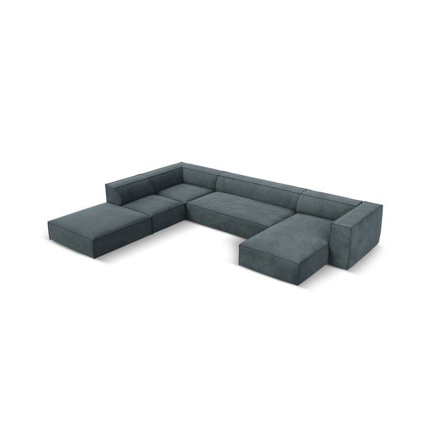 Nurgadiivan (vasakpoolne nurk) värviga petrool/hallikas Madame - Windsor & Co Sofas-image-2