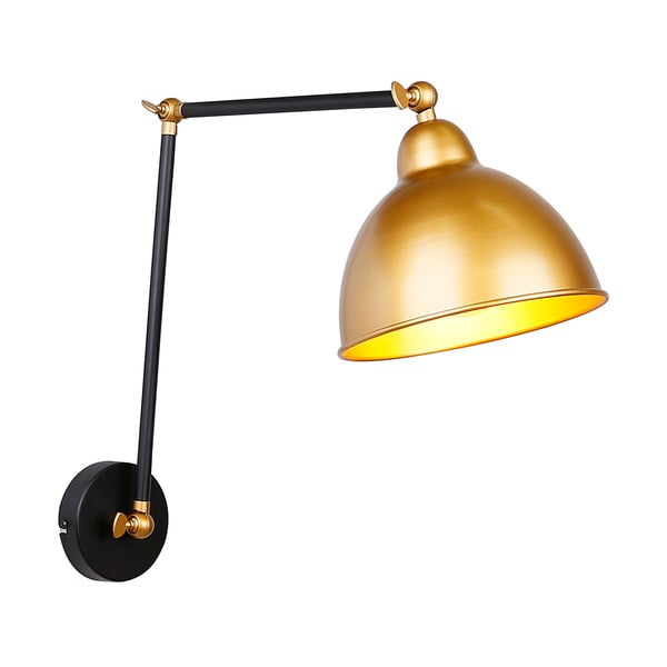 Must-kuldne metallist seinalamp Truck - Candellux Lighting-image-1