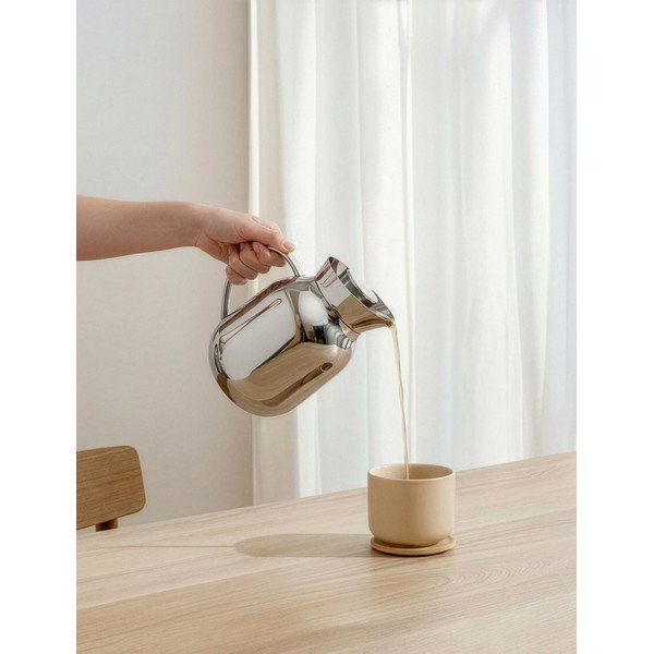 Roostevabast terasest termoskann hõbedases värvitoonis 1,2 l Amphora - Stelton-image-2