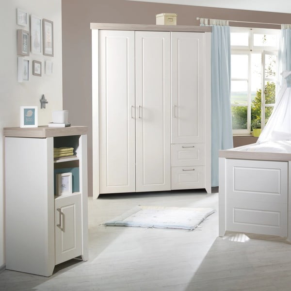 Valge laste raamaturiiul 49x115 cm Felicia - Roba-image-1