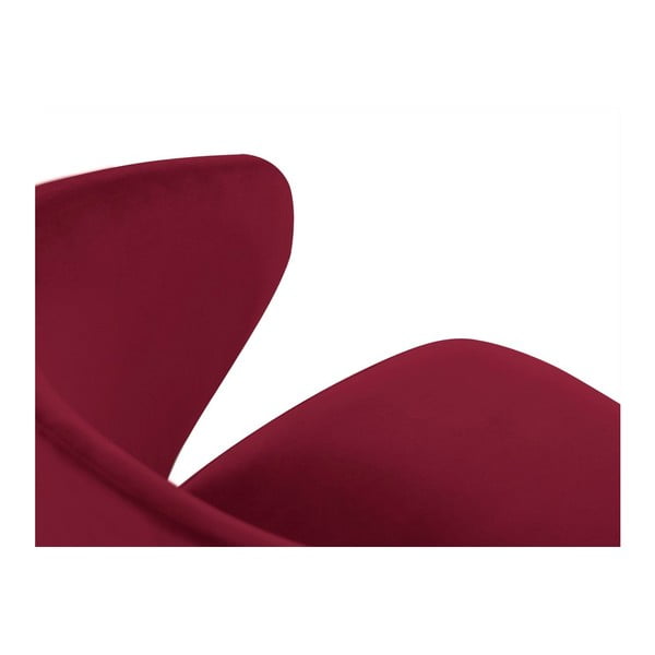 Červená jídelní židle se sametovým potahem Windsor & Co Sofas Nemesis-image-3