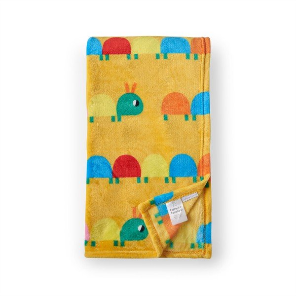 Kollane laste pleed 130x170 cm Curious Caterpillar - Catherine Lansfield