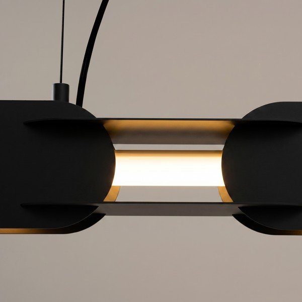 Must metallist LED-rippvalgusti CHAIN - Thoro-image-2