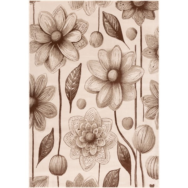 Beež laste vaip 160x230 cm Daisies Dark Beige - FD