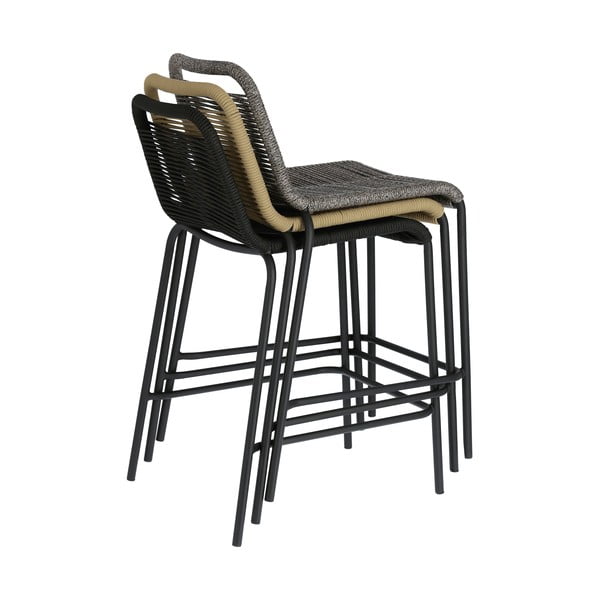 Beeži värvi teraskonstruktsiooniga baaritooli, kõrgus 62 cm Glenville - Kave Home-image-4