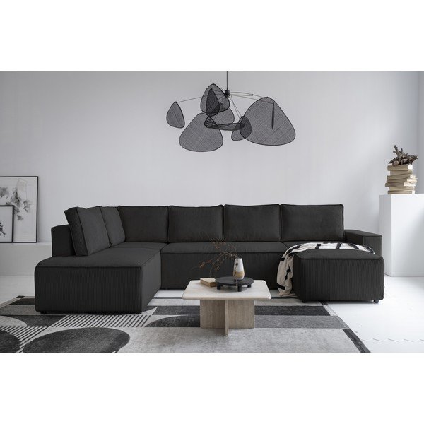 Must velvetist diivanvoodi  Brave Dave - Miuform-image-1