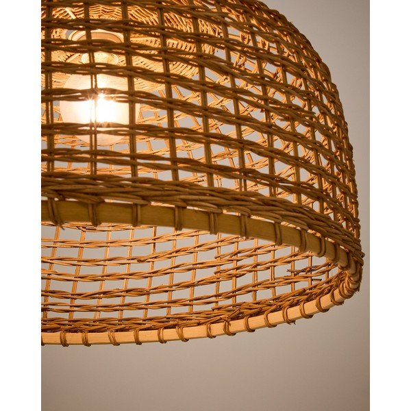 Naturaalses värvitoonis lambivarju ø 52 cm Dakira - Kave Home-image-4