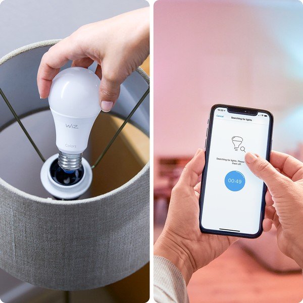 LED-nutipirn E27, 7 W - WiZ-image-1