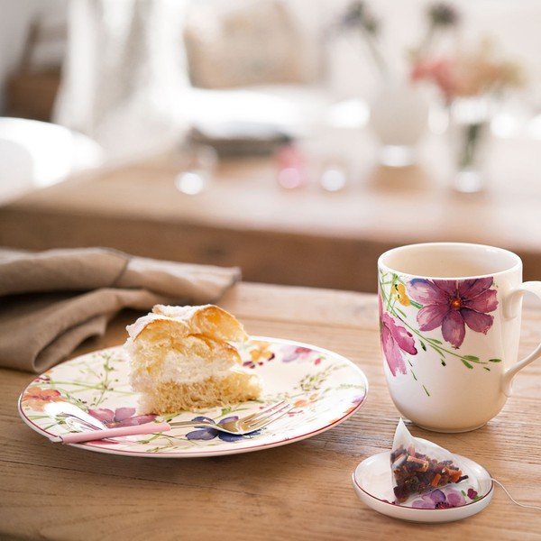 Valge portselanist magustoidutaldrik ø 21,5 cm Mariefleur Tea – Villeroy&Boch-image-1