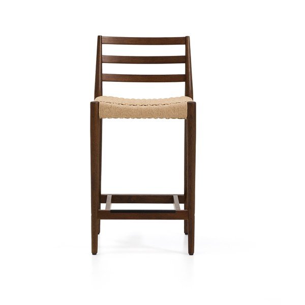 Pruun tammepuidust baaritool (istme kõrgus 65 cm) Analy - Kave Home-image-2