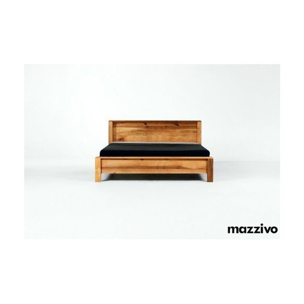 Postel Bolsano z olšového dřeva, 160x200 cm, bezbarvý vosk-image-3