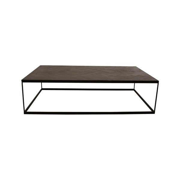Konferenční stolek s deskou z recyklovaného dřeva Canett Damo, délka 150 cm-image-1