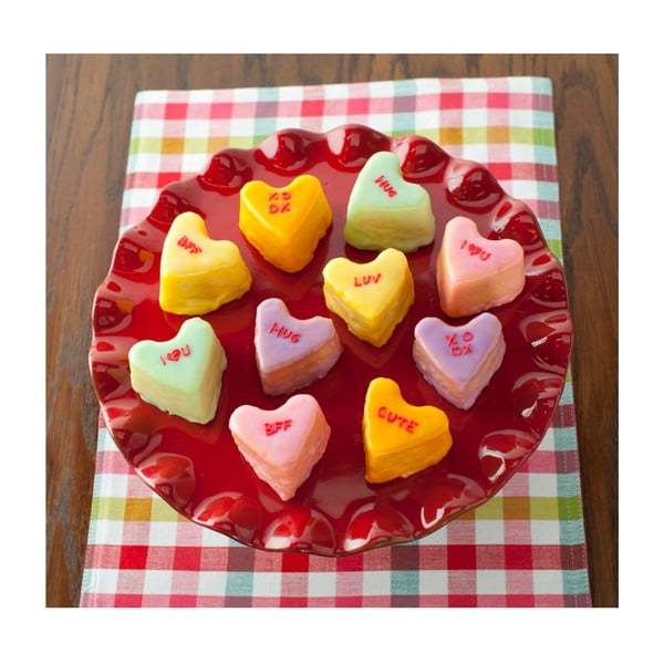 Vorm 6 südamekujulise minipiruka jaoks, vasest Valentine, 500 ml - Nordic Ware-image-3