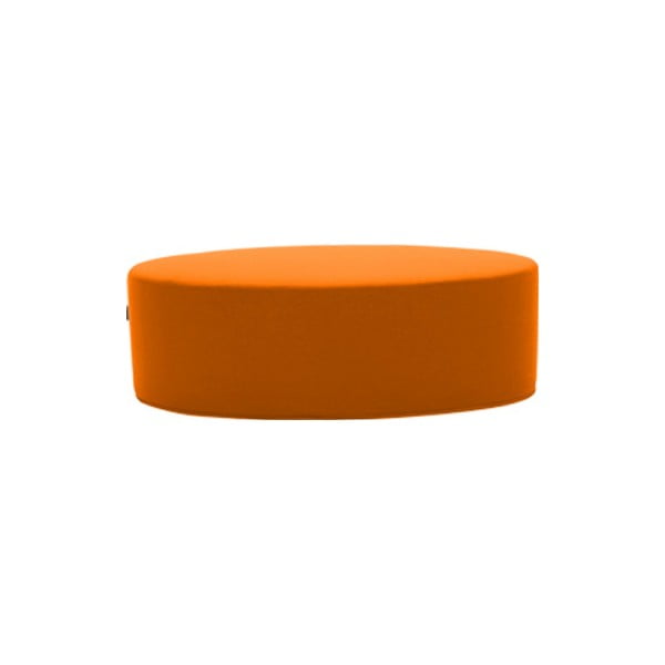 Oranžový puf Softline Bon-Bon Valencia Orange, délka 100 cm