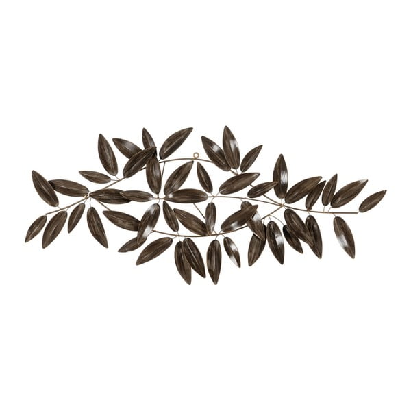 Metallist seinakaunistus 121x52 cm Leaves - Ixia