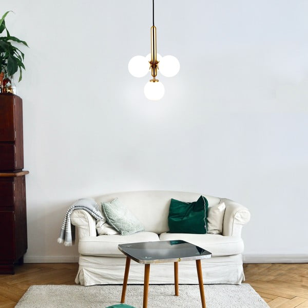 Rippvalgusti kuldset värvi , kõrgus 120 cm Musa - SULION-image-2