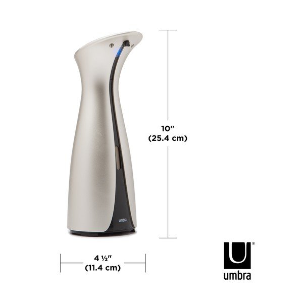 Puutevaba seebidosaator hõbedane 250 ml Otto - Umbra-image-4