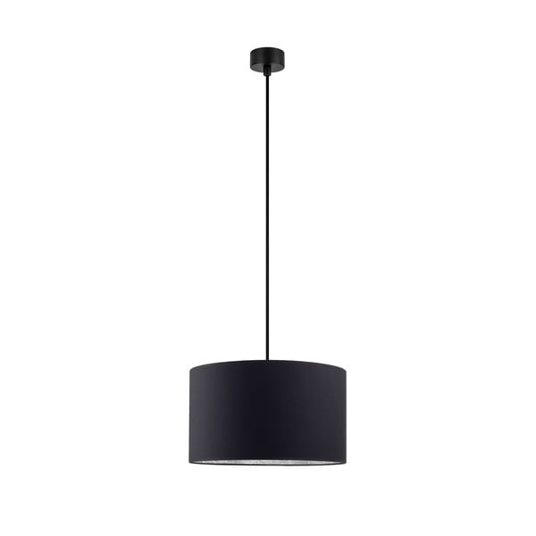 Must rippvalgusti hõbedase sisustusega , ⌀ 36 cm Mika - Sotto Luce