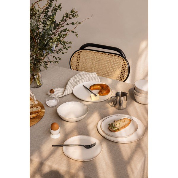 Kivikeraamikast sööginõude komplekt, 24tk komplektis Snow Heart – Bonami Essentials-image-3