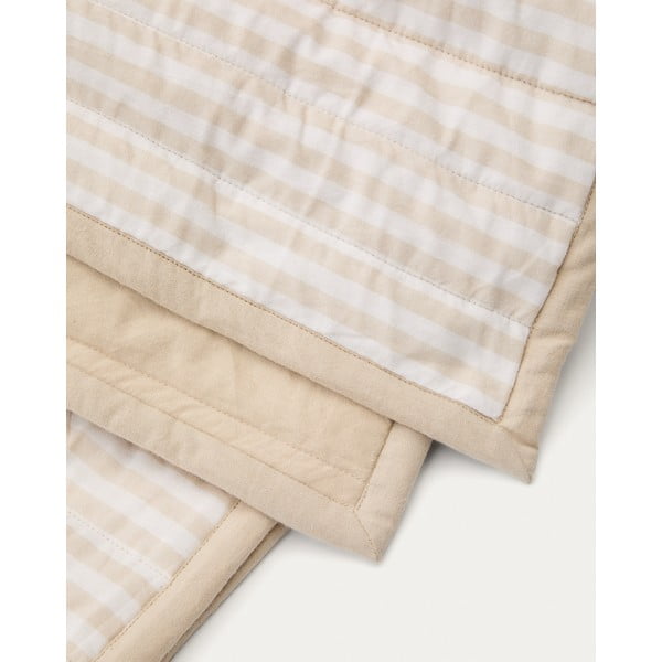 Orgaanilisest puuvillast beež tepitud voodikate 180x240 cm Sini - Kave Home-image-3