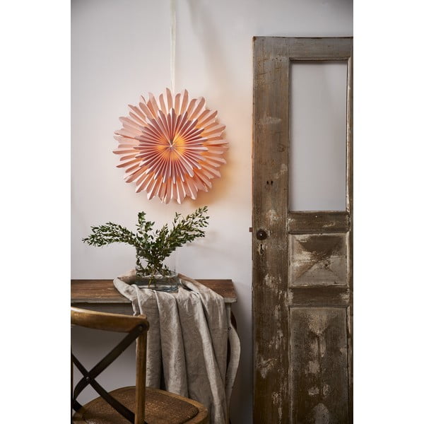 Roosa jõuluvalgustuse kaunistus ø 50 cm Crystal - Star Trading-image-4