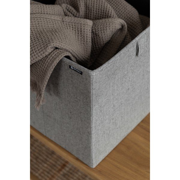 Hall tekstiilist hoiukast 32x31,5x31,5 cm Soft Storage Cube - Bigso-image-3