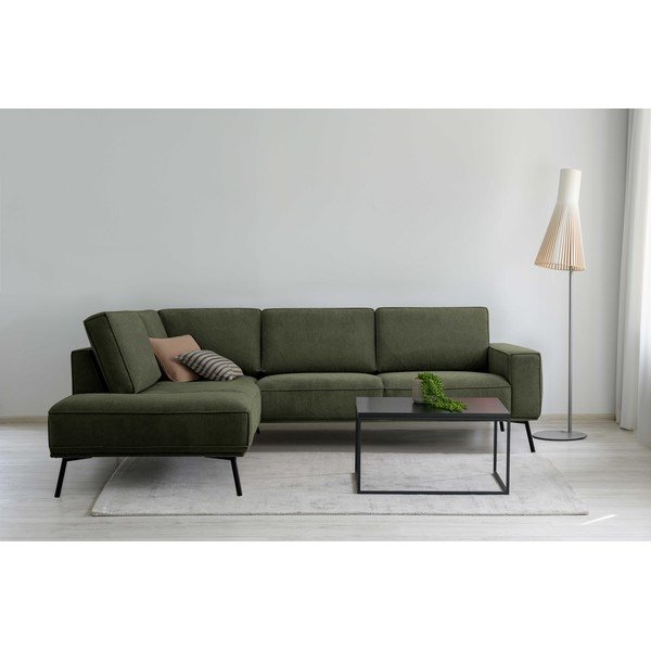 Tumeroheline šenillist nurgadiivan (vasak nurk/L-kujuline) Amsterdam - Scandic-image-1