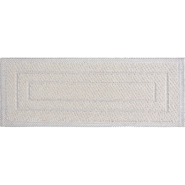 Kreemvalged puuvillased trepiastme vaibad 16 tk 25x65 cm komplektis Tablo Krem - Vitaus