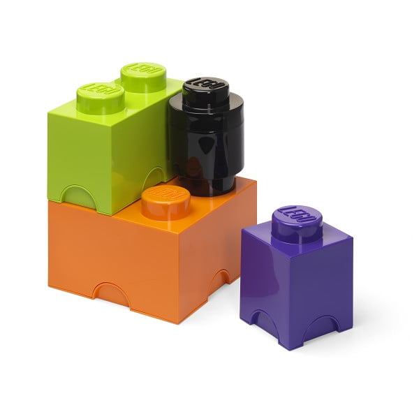 Plastikust laste hoiukastid, komplektis 4 tükki Box - LEGO®