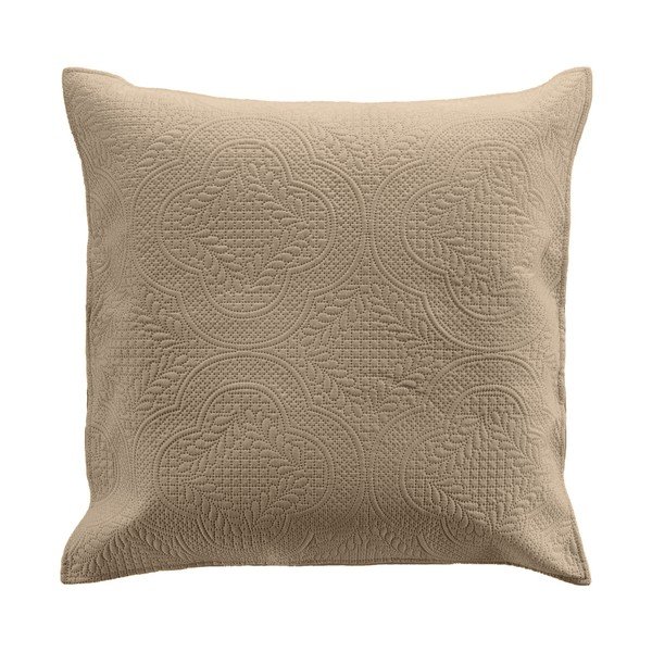 Helepruun mikrokiust voodikatte ja padjapüüri komplekt 240x260 cm Romane - douceur d'intérieur-image-4