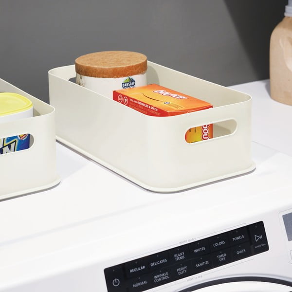 Valge hoiukarp Käepidemega, 21,3 x 43 cm Eco - iDesign-image-1