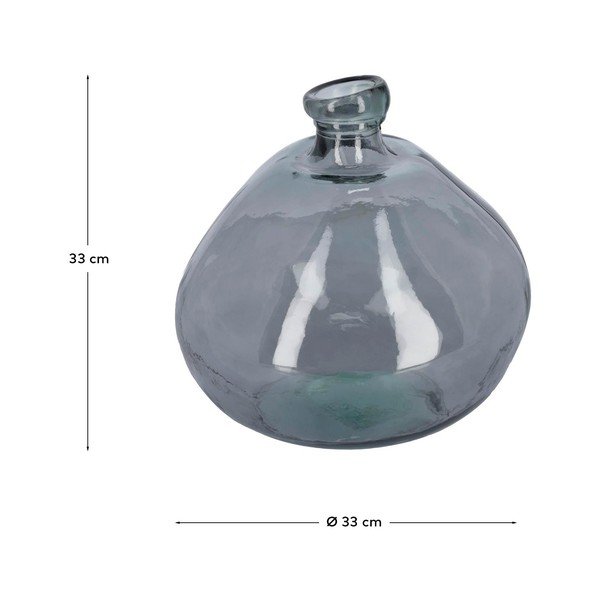 Sinine vaas taaskasutatud klaasist (kõrgus 33 cm) Brenna - Kave Home-image-4