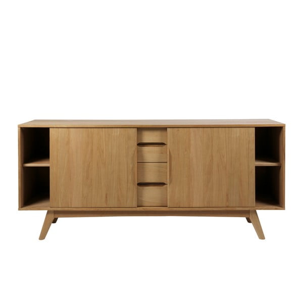 Madal kapp tammepuust 180x84 cm Marte - Actona-image-2