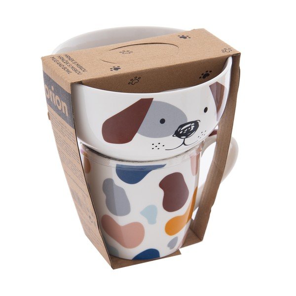 Portselanist tasside ja kausside komplekt 2 tk 350 ml - Orion-image-4