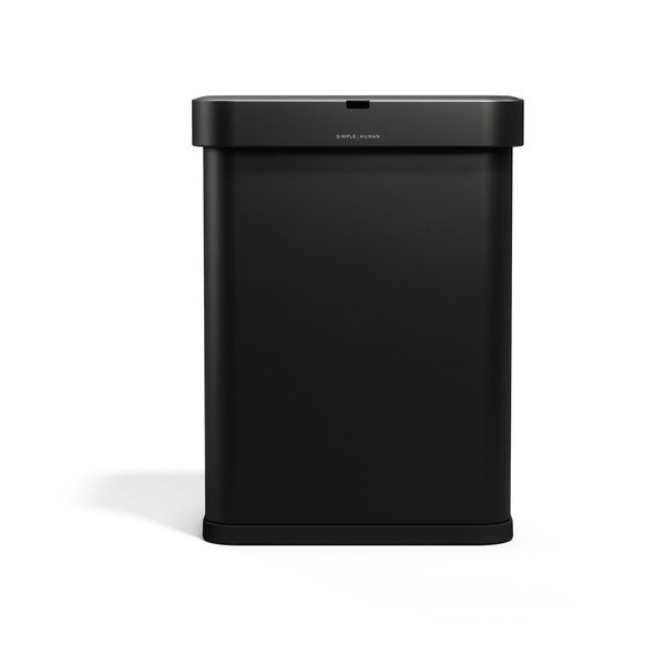 Must kontaktivaba terasest prügikast 58 l Sensor - simplehuman-image-2