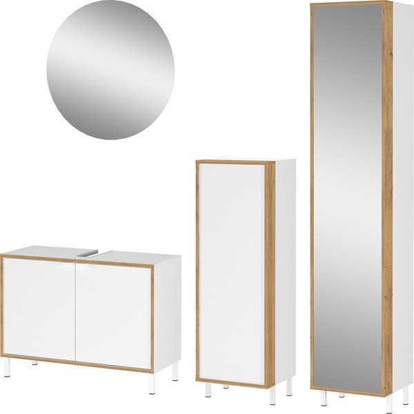 Valge vannitoakomplekt Topeka - Germania