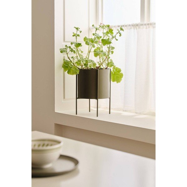 Metallist lillepott ø 25 cm Milton - Ellos Home-image-1