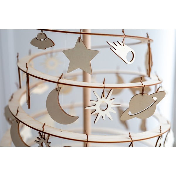 8 puidust jõulukaunistuste komplekt Medium - Spira-image-3