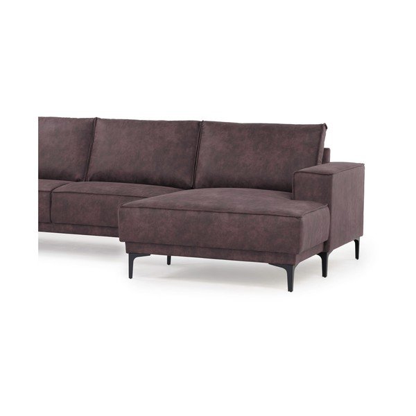 Tumepruun kunstnahast nurgadiivan (parem nurk) Copenhagen - Scandic-image-4