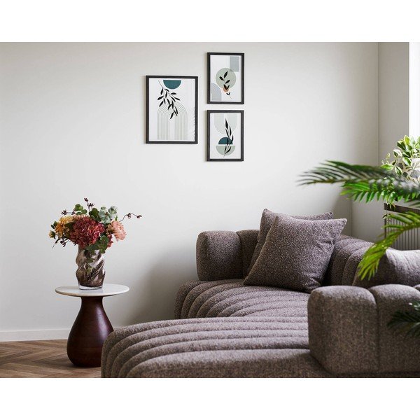 Mustad raamid 3-osalise komplektiga seinale 30x40 cm Aspen - House Nordic-image-1