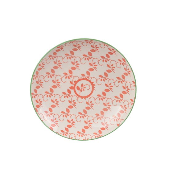 Porcelánový talíř Animal Colored Green/Red, 25.7 cm