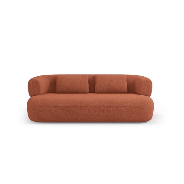 Terrakota bouclé kangast diivan 178 cm Jenny - Micadoni-image-2