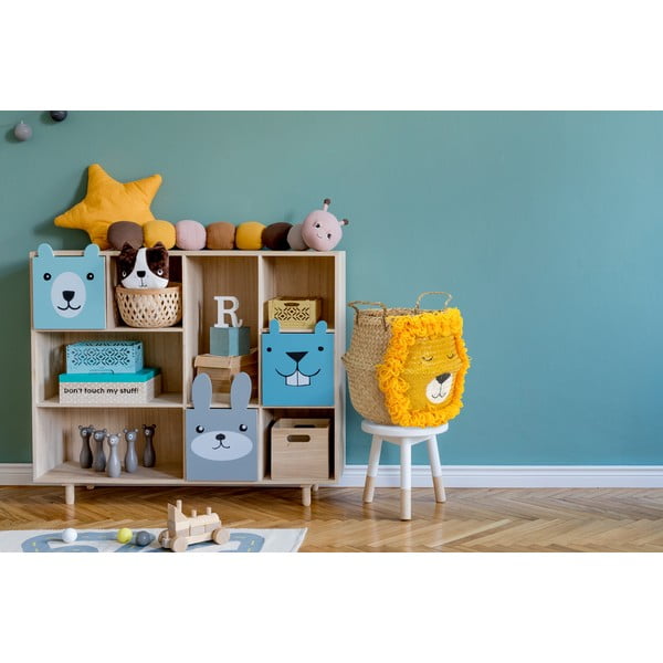 Kollane vesihüatsindist laste mänguasjakorv ø 30x28 cm Lion - Compactor-image-2