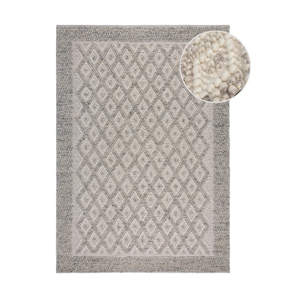 Hall käsitsi kootud villaseguga vaip 80x150 cm Minerals Diamond - Flair Rugs