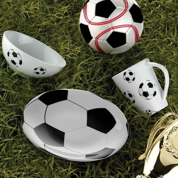 Sada hrnku, misky a talířku Fotbal