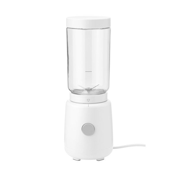 Valge lauaplaadiga plastmassist blender Foodie - RIG-TIG