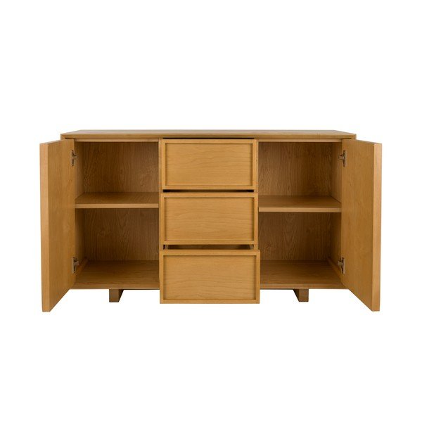 Saarepuidust kummut 120x70x45 cm Raster - Zuiver-image-4