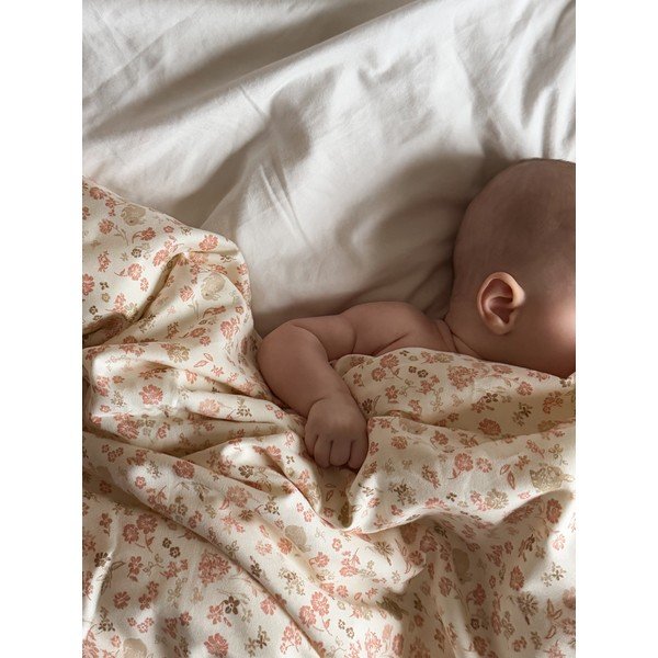 Beež orgaanilisest puuvillast beebide voodipesu 70x100 cm Augusta - Cam Cam Copenhagen-image-3