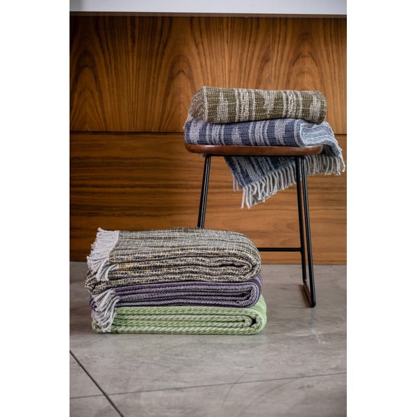 Sinine ruuduline puuvillane kangas , 140 x 180 cm Zanzibar - Euromant-image-4